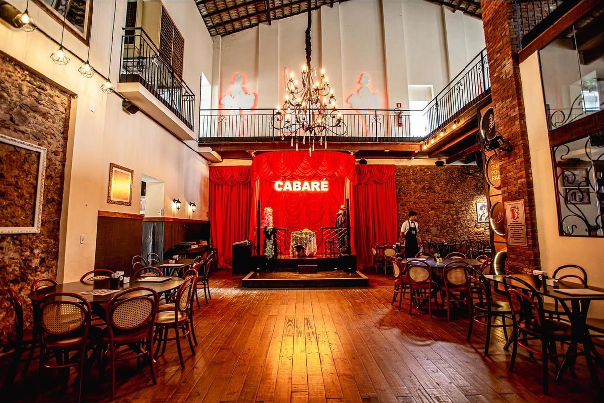 Ambiente instagramável de um bar temático