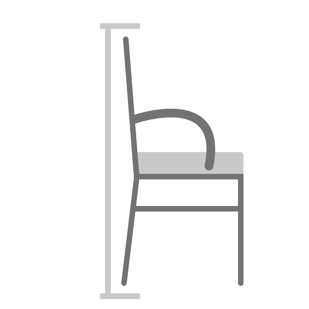 Altura total - com braços