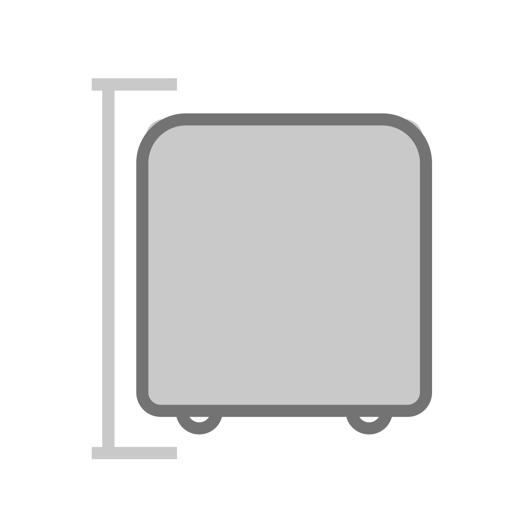 Altura total - pufes Altura total - pufes