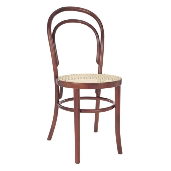 Imagem da cadeira Thonet em madeira maciça vergada
