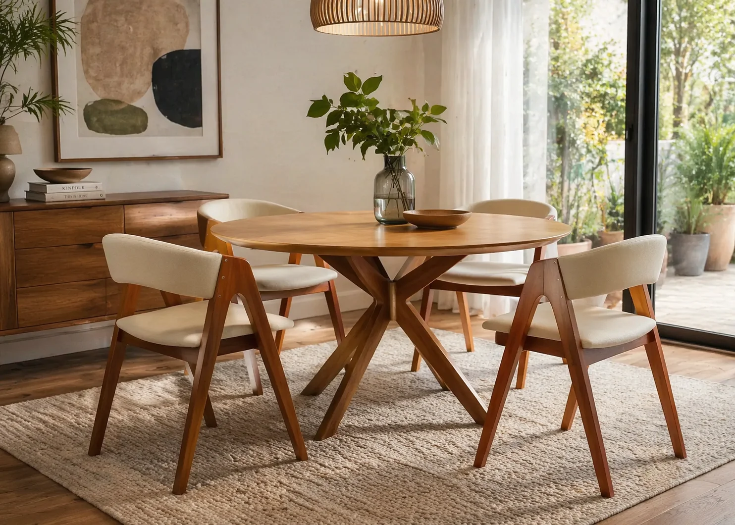 Sala de jantar com design contemporâneo e móveis Thonart