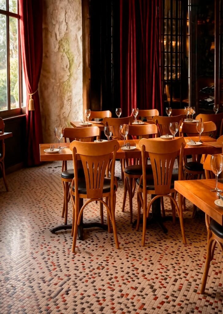 imagens de cadeira maciça para churrascaria